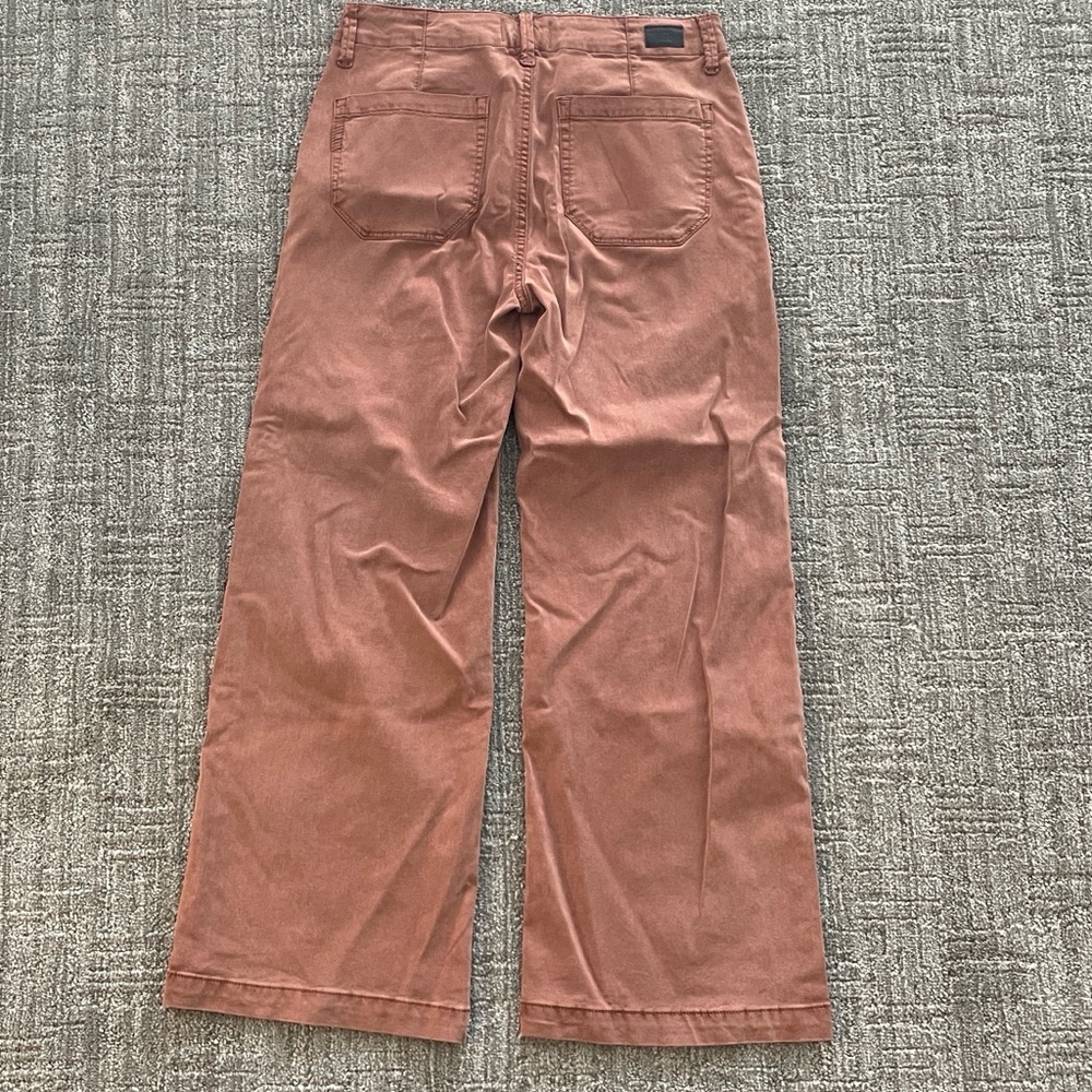 PAIGE Ari Tie-Waist High-Rise Wide-Leg Jeans - Picture 4 of 4